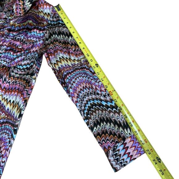 Grace Chuang New York Dress Polyester Button Front Medium Abstract Print Artsy - Picture 7 of 11